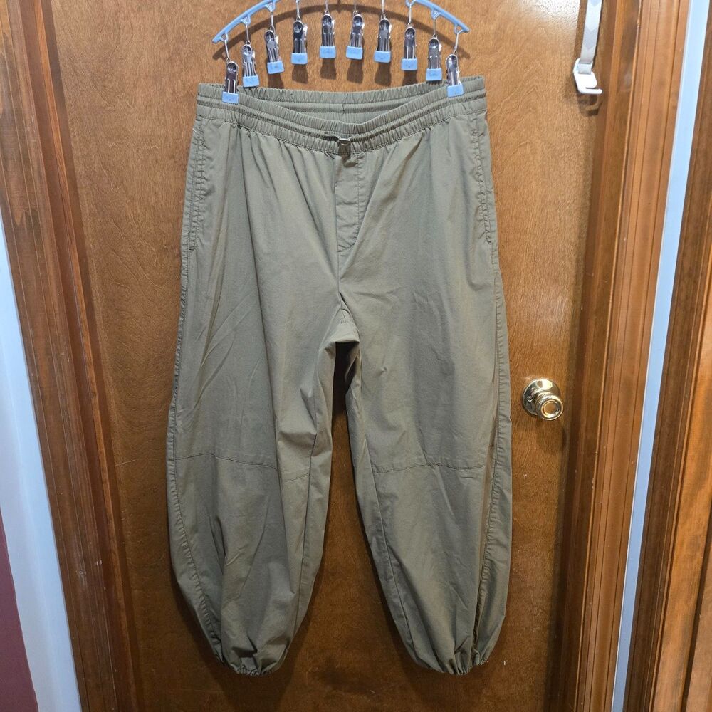 Old Navy Balloon Pants Olive Green Adjustable Waist & Ankles Size Large